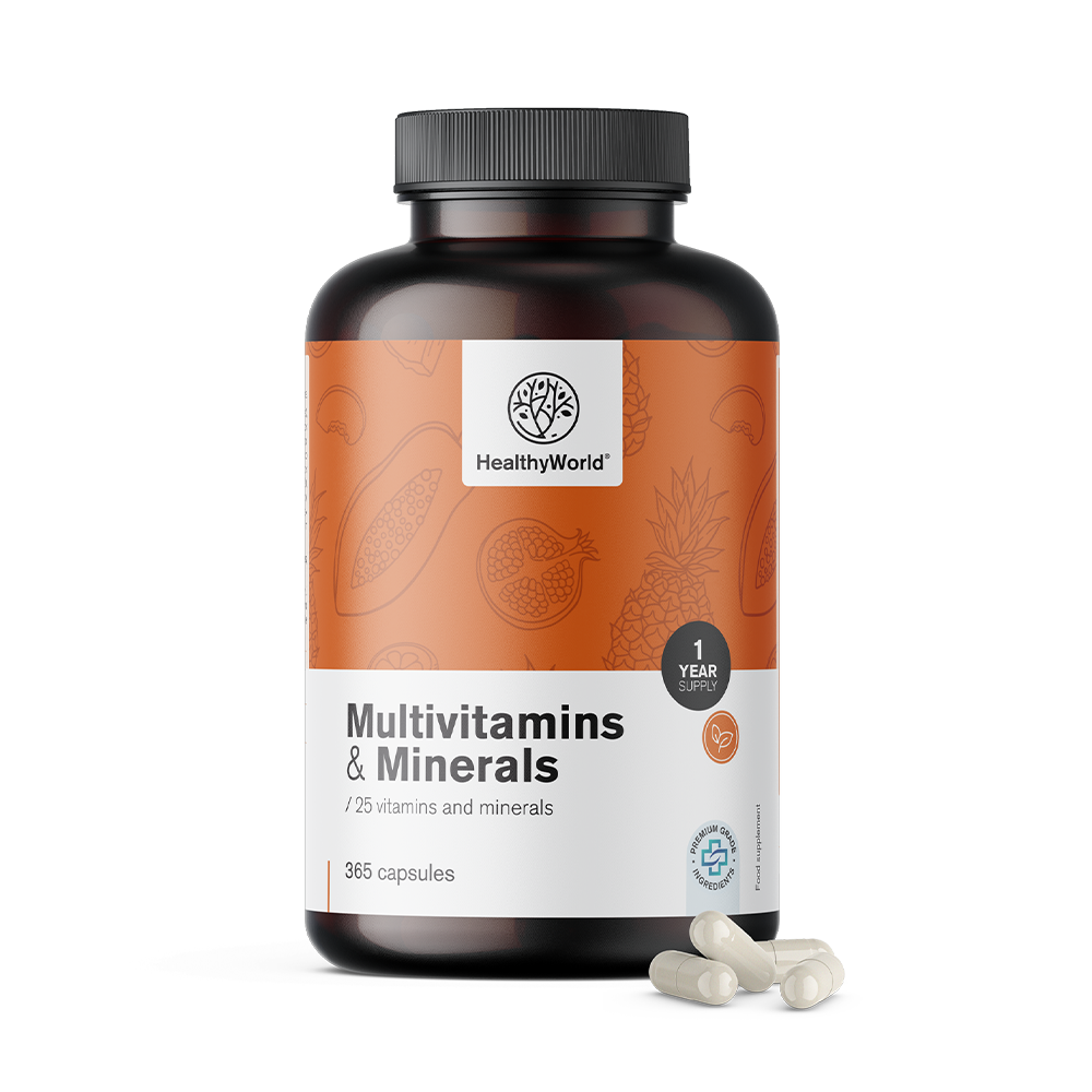 Multivitaminas e multiminerais