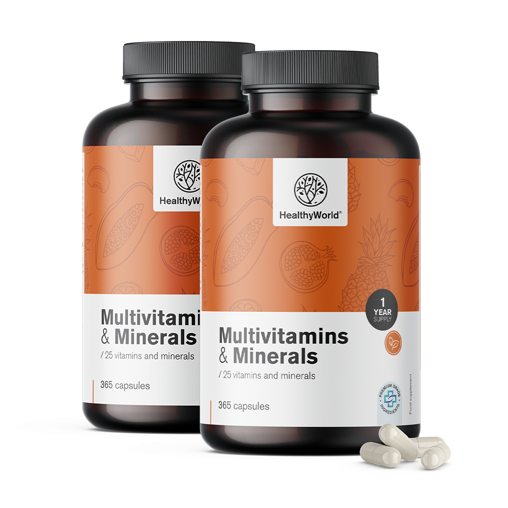 Multivitaminas e multiminerais