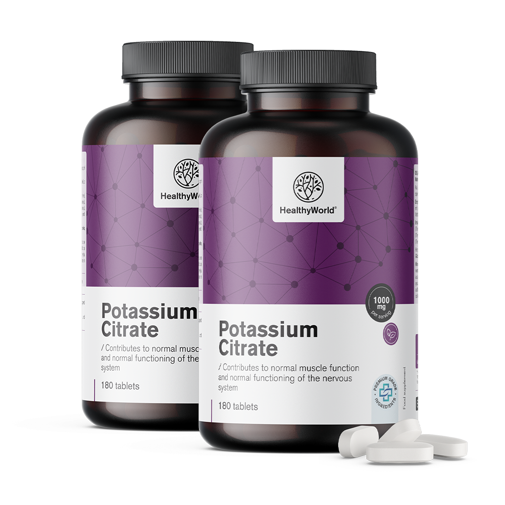 Citrato de potássio 1000 mg em comprimidos