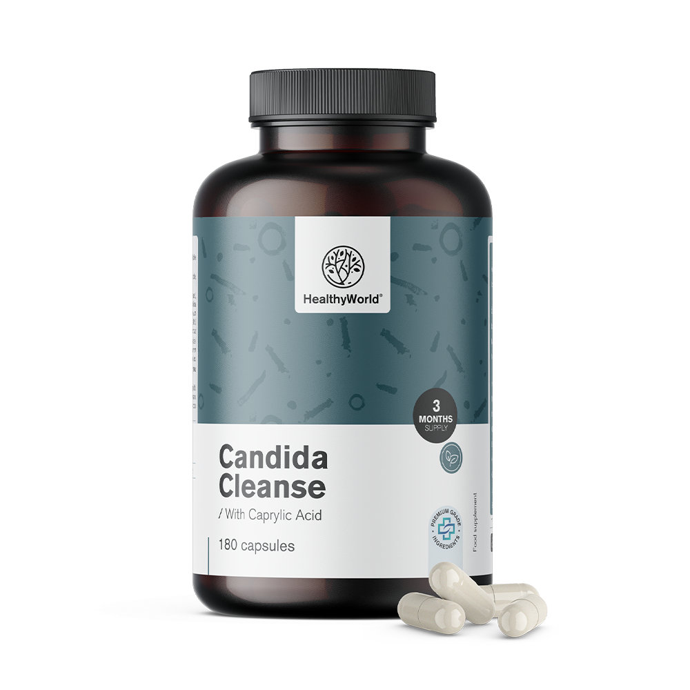 Candida Cleanse com Lactobacillus acidophilus e Bifidobacterium bifidum