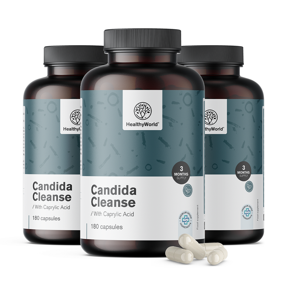 Candida Cleanse com Lactobacillus acidophilus e Bifidobacterium bifidum