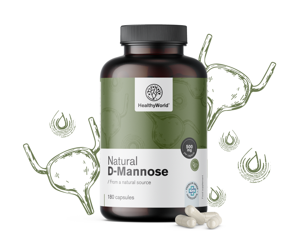 D-Manose natural 1500&nbsp;mg