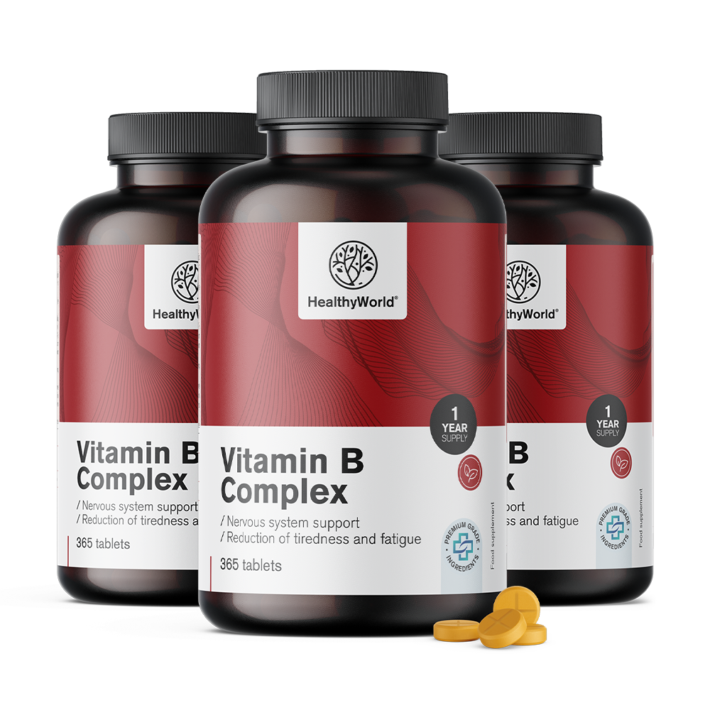 Complexo de Vitamina B com todas as vitaminas B