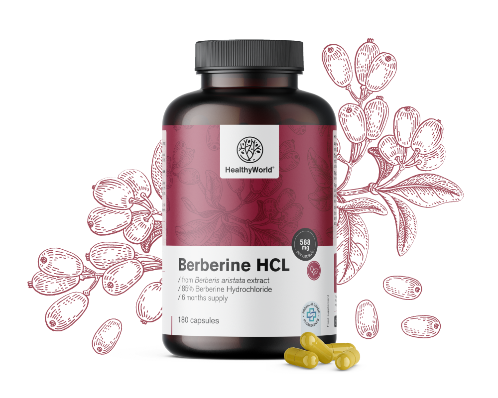 Berberina HCL 500&nbsp;mg