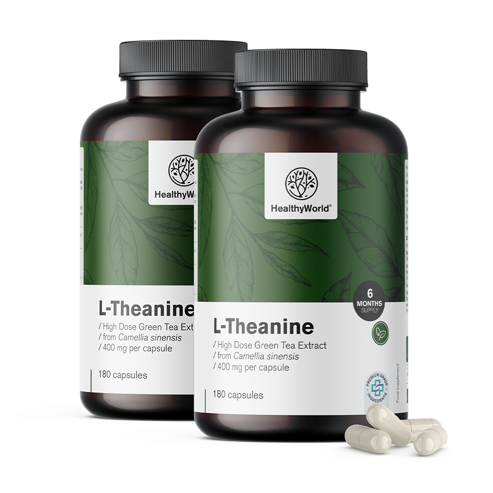 L-Teanina 400 mg em cápsulas