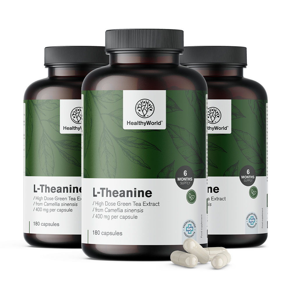 L-Teanina 400 mg em cápsulas