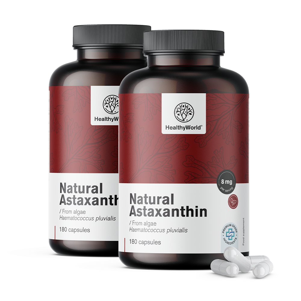 Astaxantina natural 160 mg em cápsulas