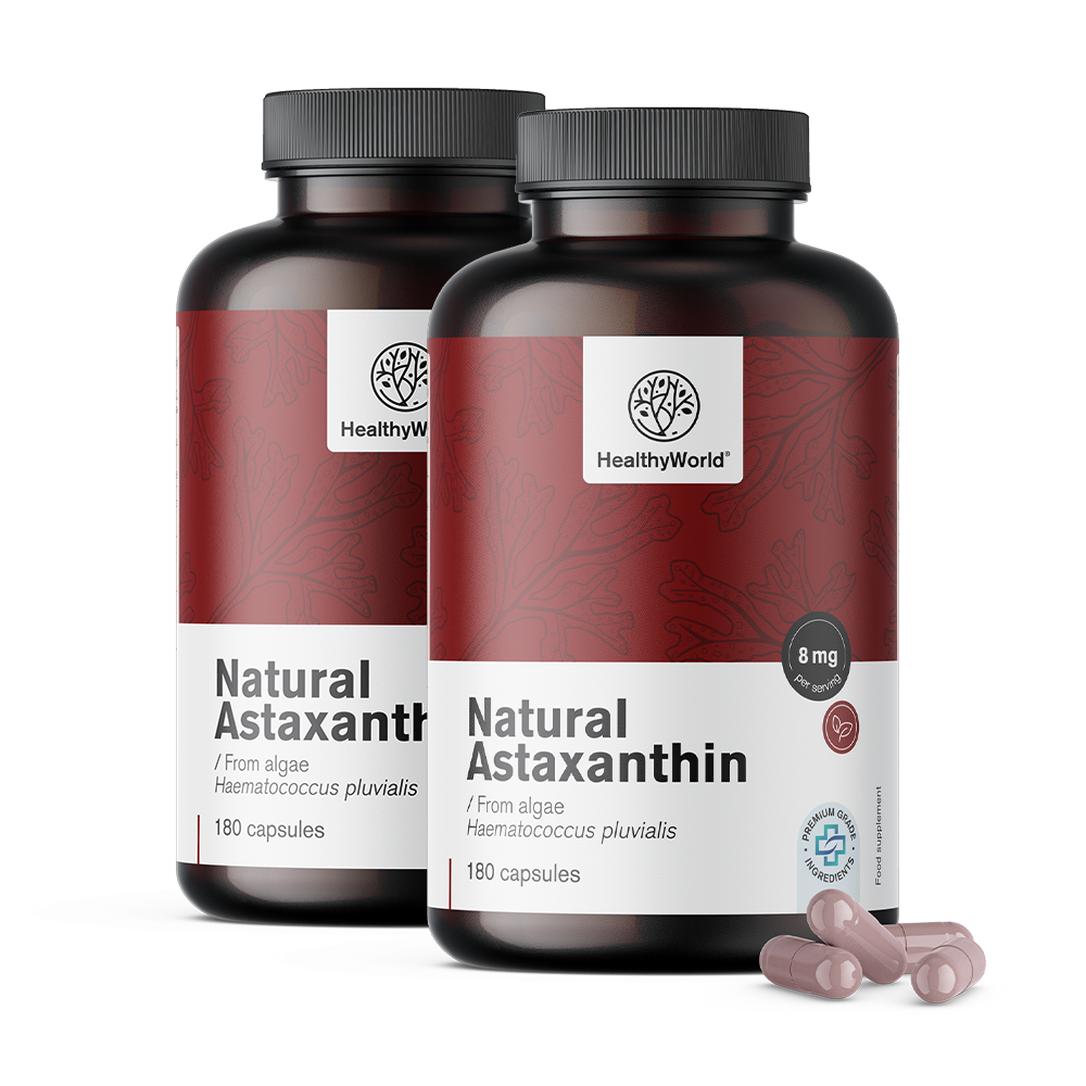 Astaxantina natural 160 mg em cápsulas