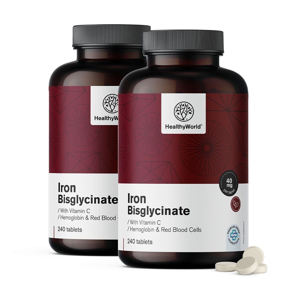 Bisglicinato de ferro com vitamina C