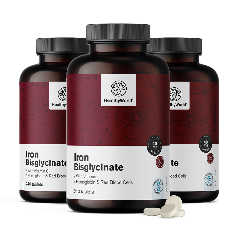Bisglicinato de ferro com vitamina C