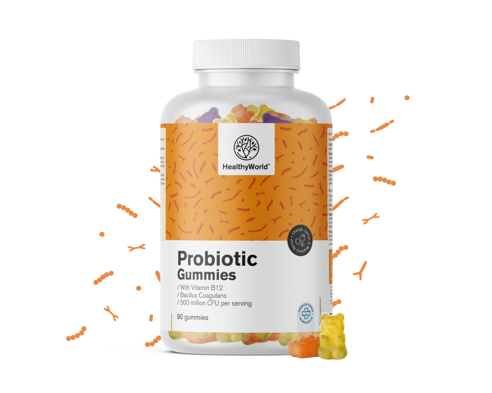 Probiotic – gomas com culturas microbiológicas