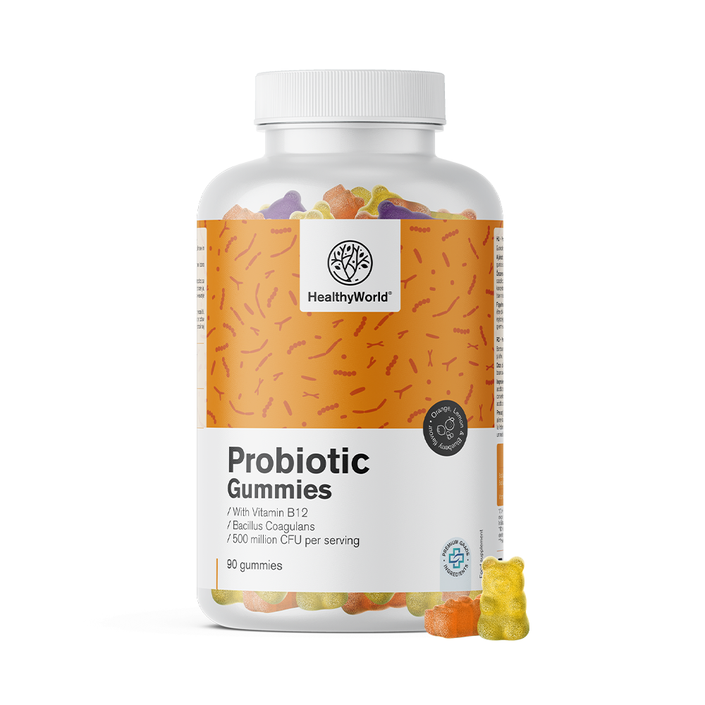 Probiotic - gomas com culturas microbiológicas