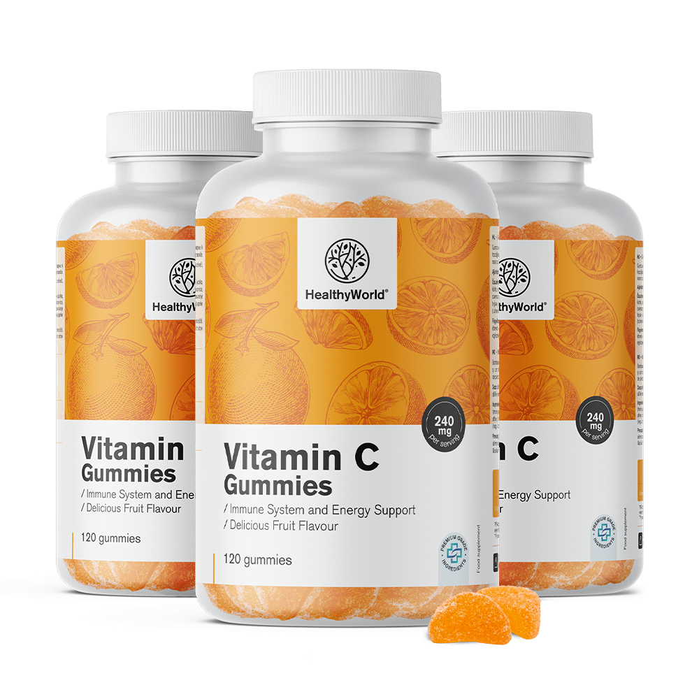 Vitamina C em gomas de mascar