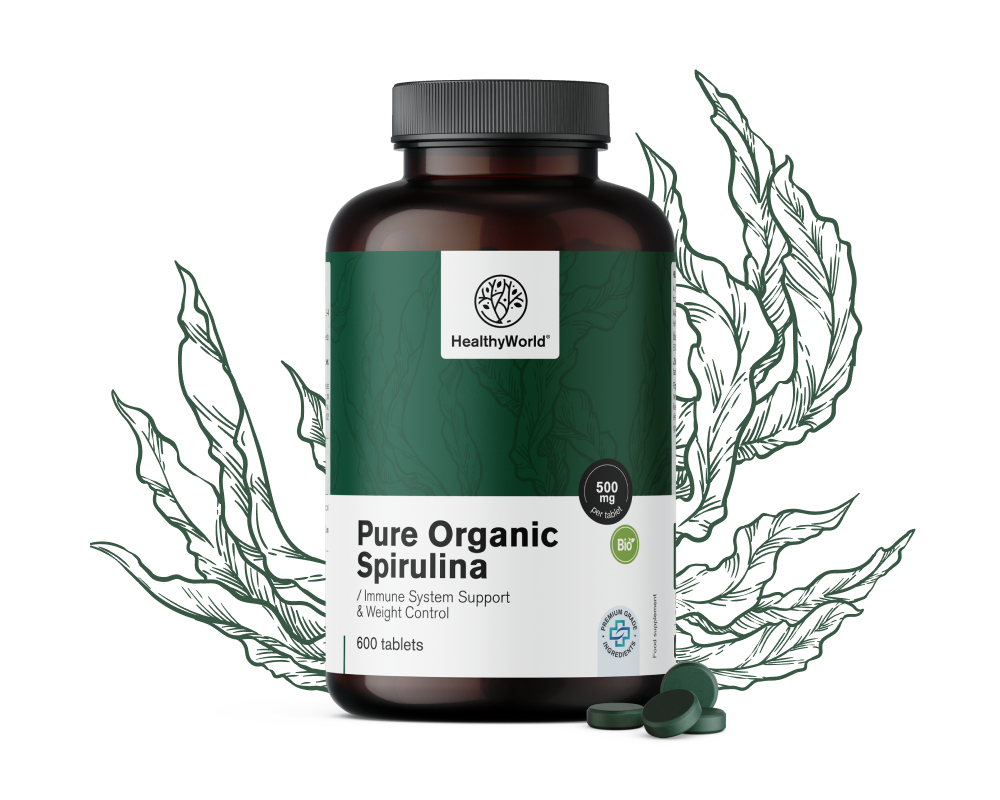 BIO Espirulina 500&nbsp;mg