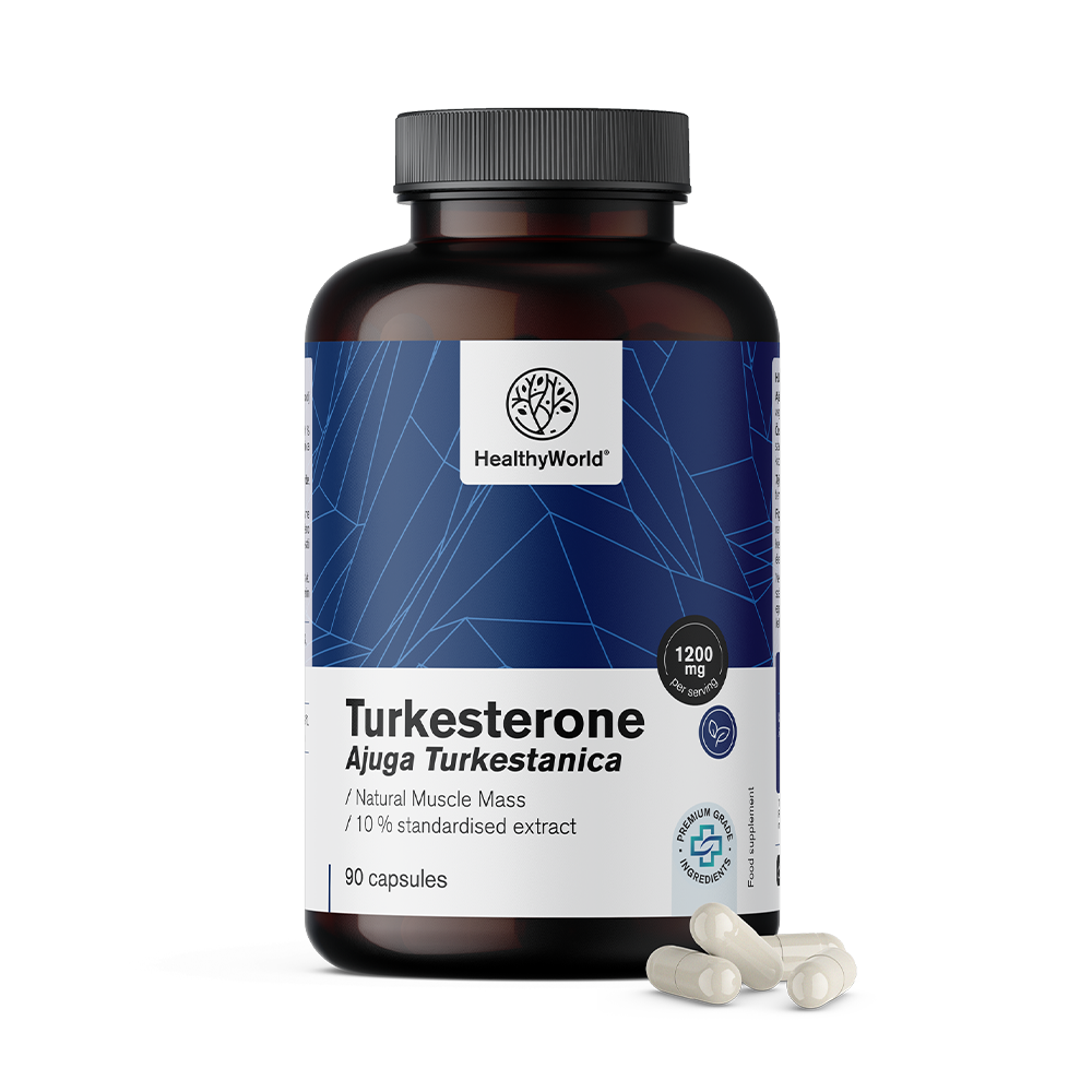 Turkesterona 1200 mg em cápsulas