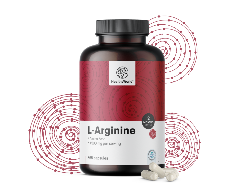 L-arginina HCL 4500&nbsp;mg