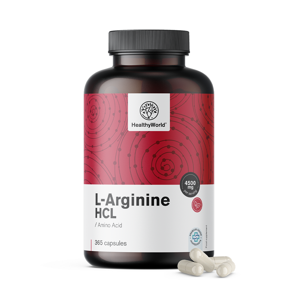 L-arginina 4500 mg em cápsulas
