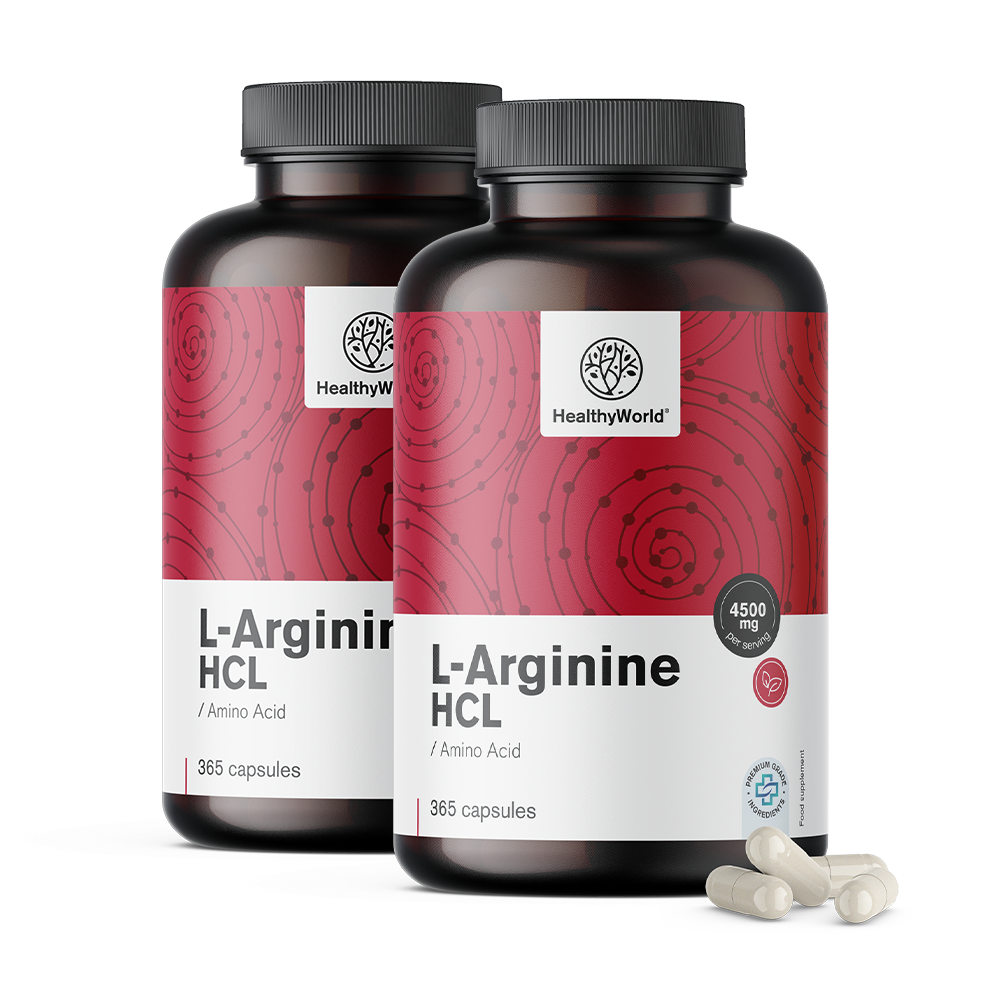 L-arginina 4500 mg em cápsulas
