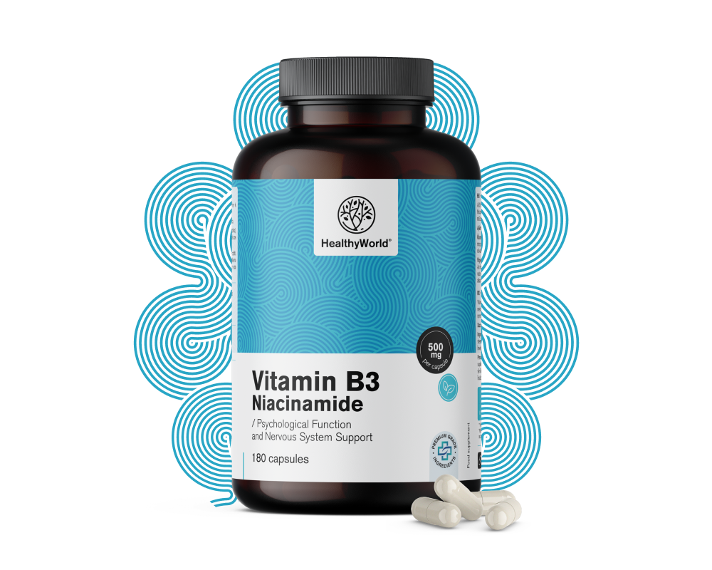 Vitamina B3 500&nbsp;mg