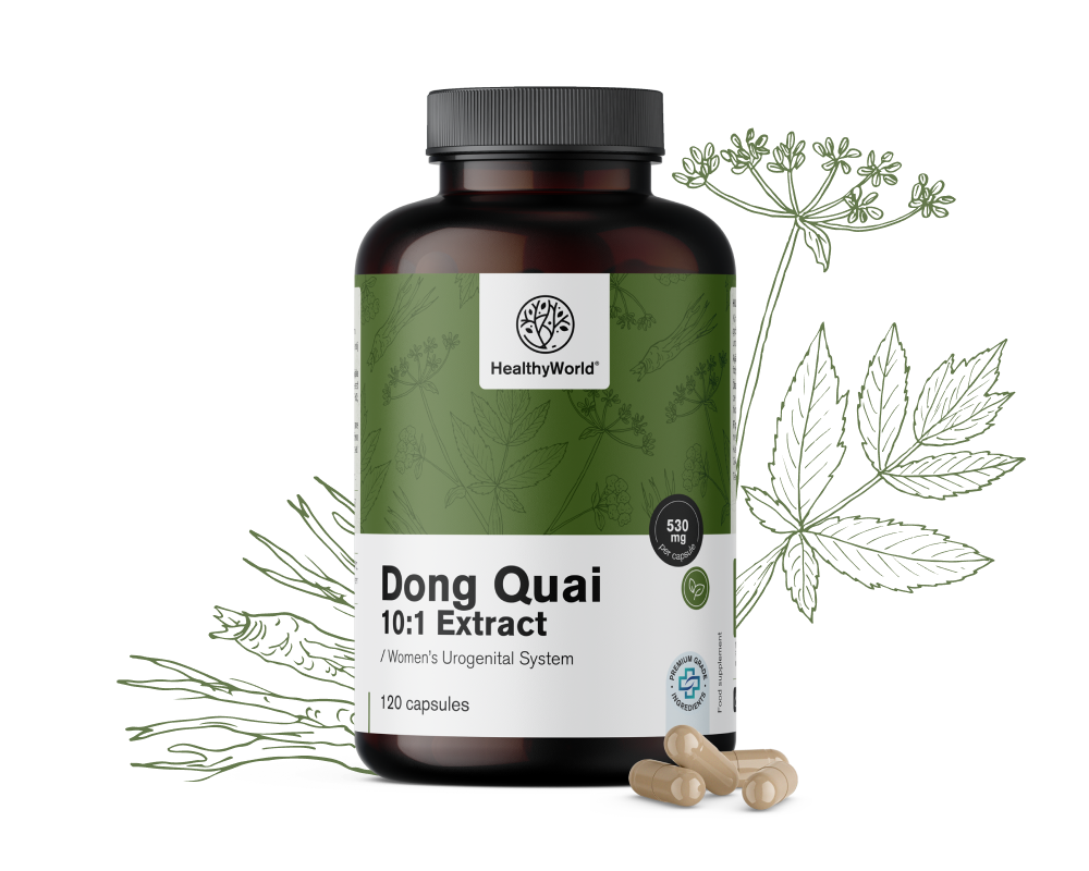 Angelica Chinesa – Dong Quai 530&nbsp;mg