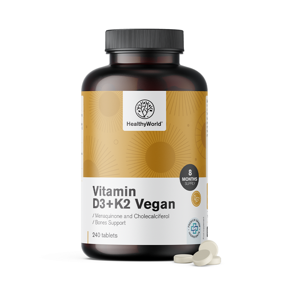 Vitaminas veganas D3+K2