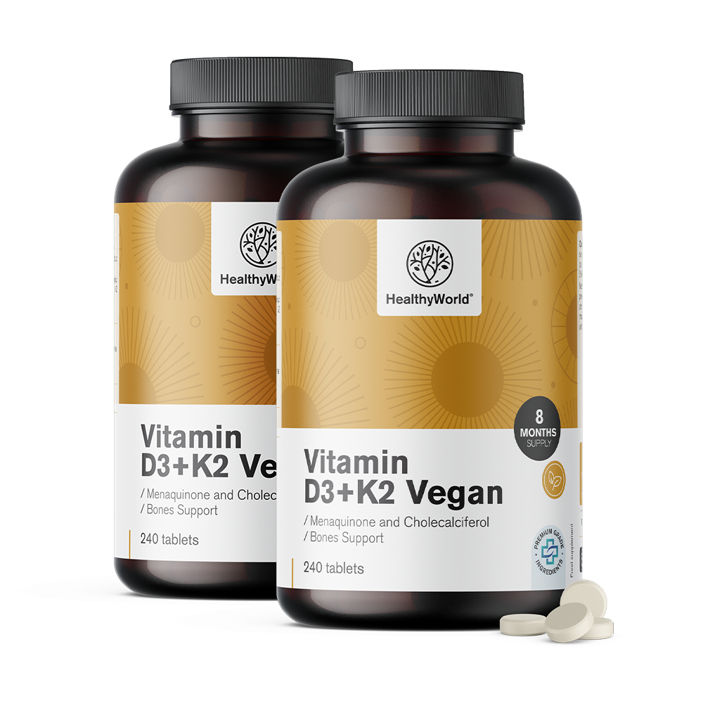 Vitaminas veganas D3+K2