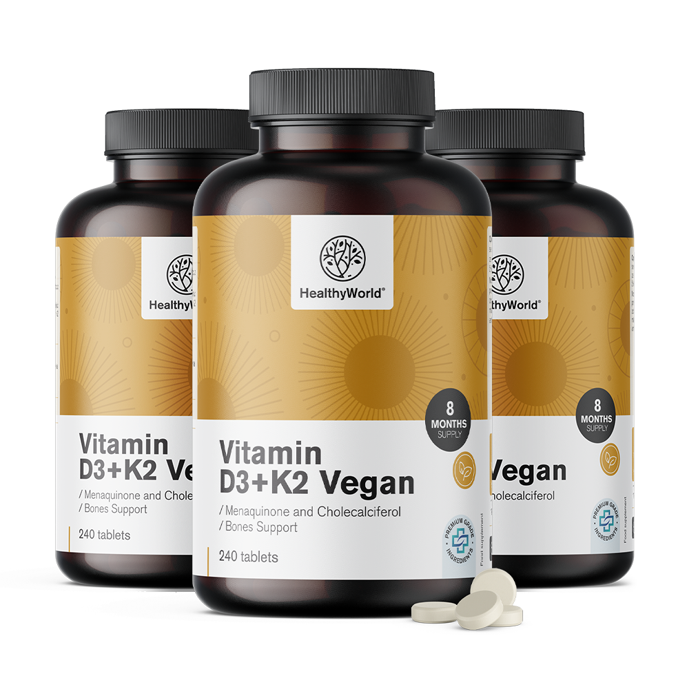 Vitaminas veganas D3+K2