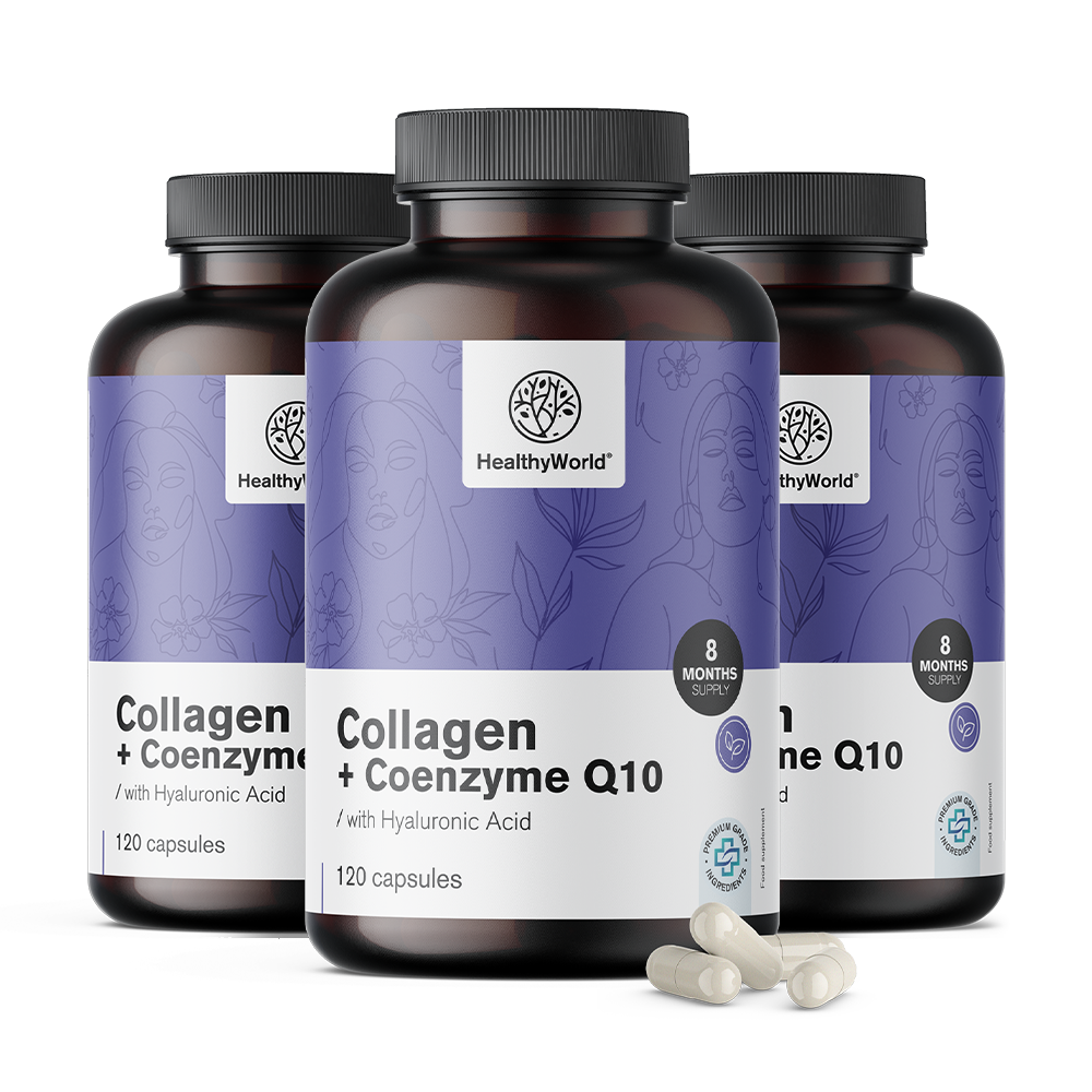 Colagénio + coenzima Q10 com ácido hialurónico