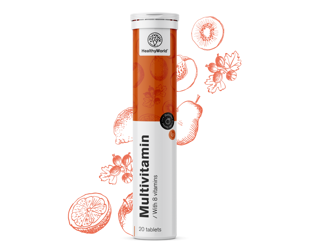 Multivitaminas – pastilhas efervescentes