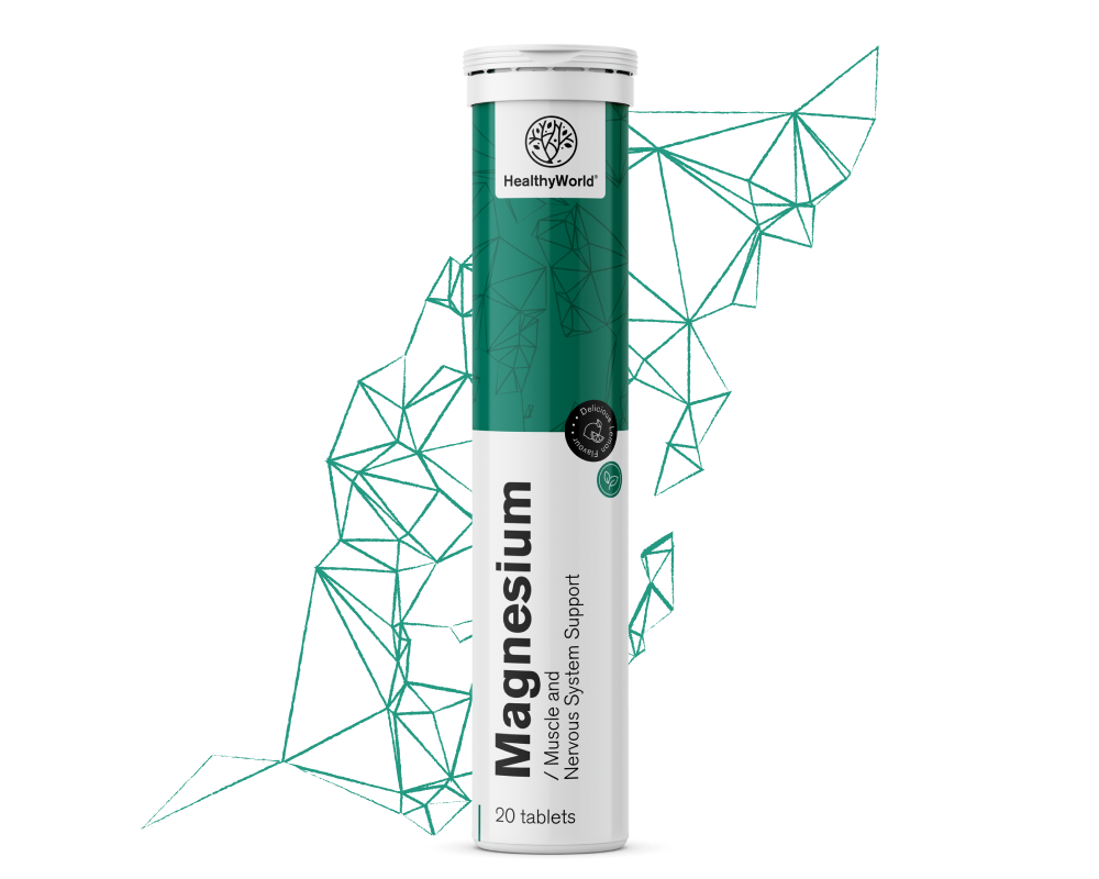 Magnésio – pastilhas efervescentes