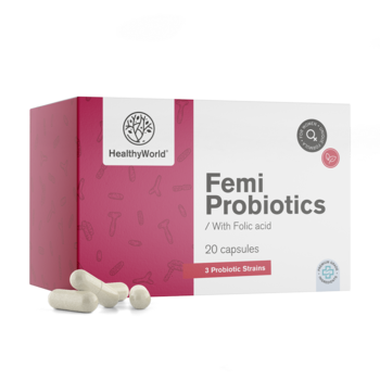 Femi Probiotics – para mulheres, 20 cápsulas