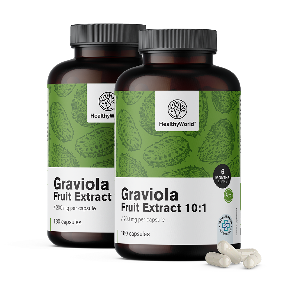 Graviola 200 mg – extrato 10:1