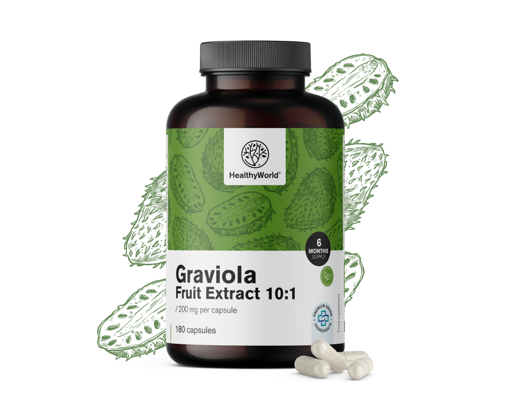 Graviola 200 mg – extrato 10:1