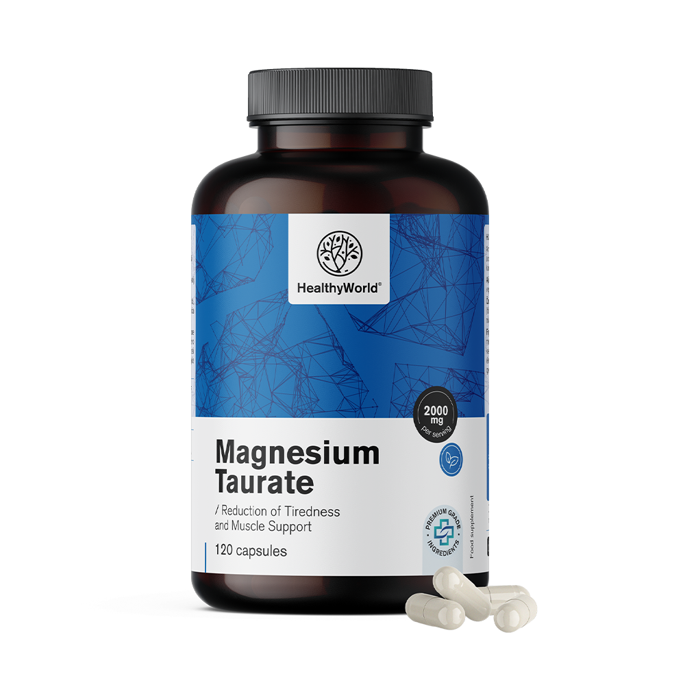 Taurato de magnésio 500 mg