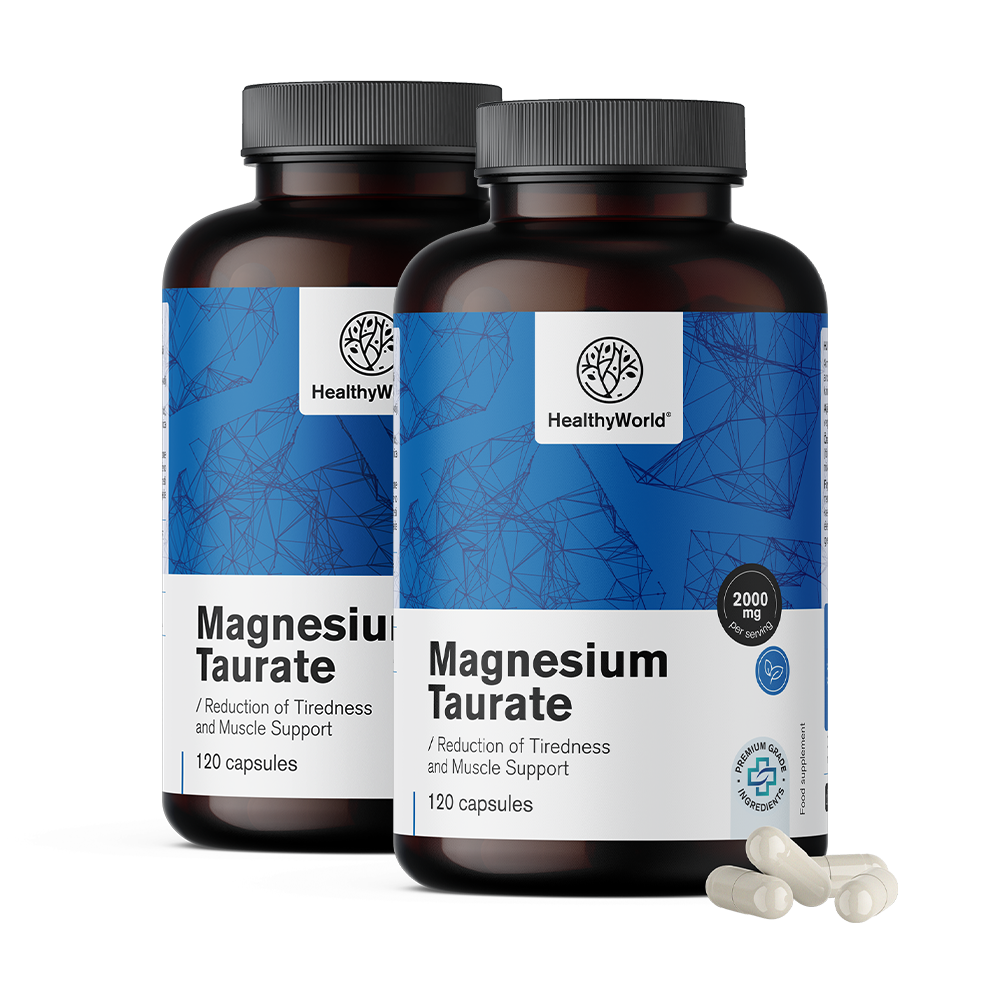 Taurato de magnésio 500 mg