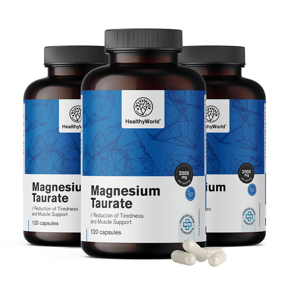 Taurato de magnésio 500 mg