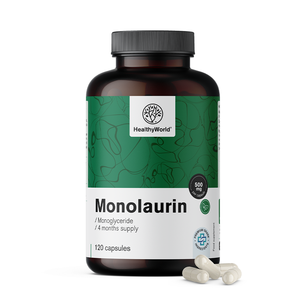 Monolaurina 500 mg em cápsulas