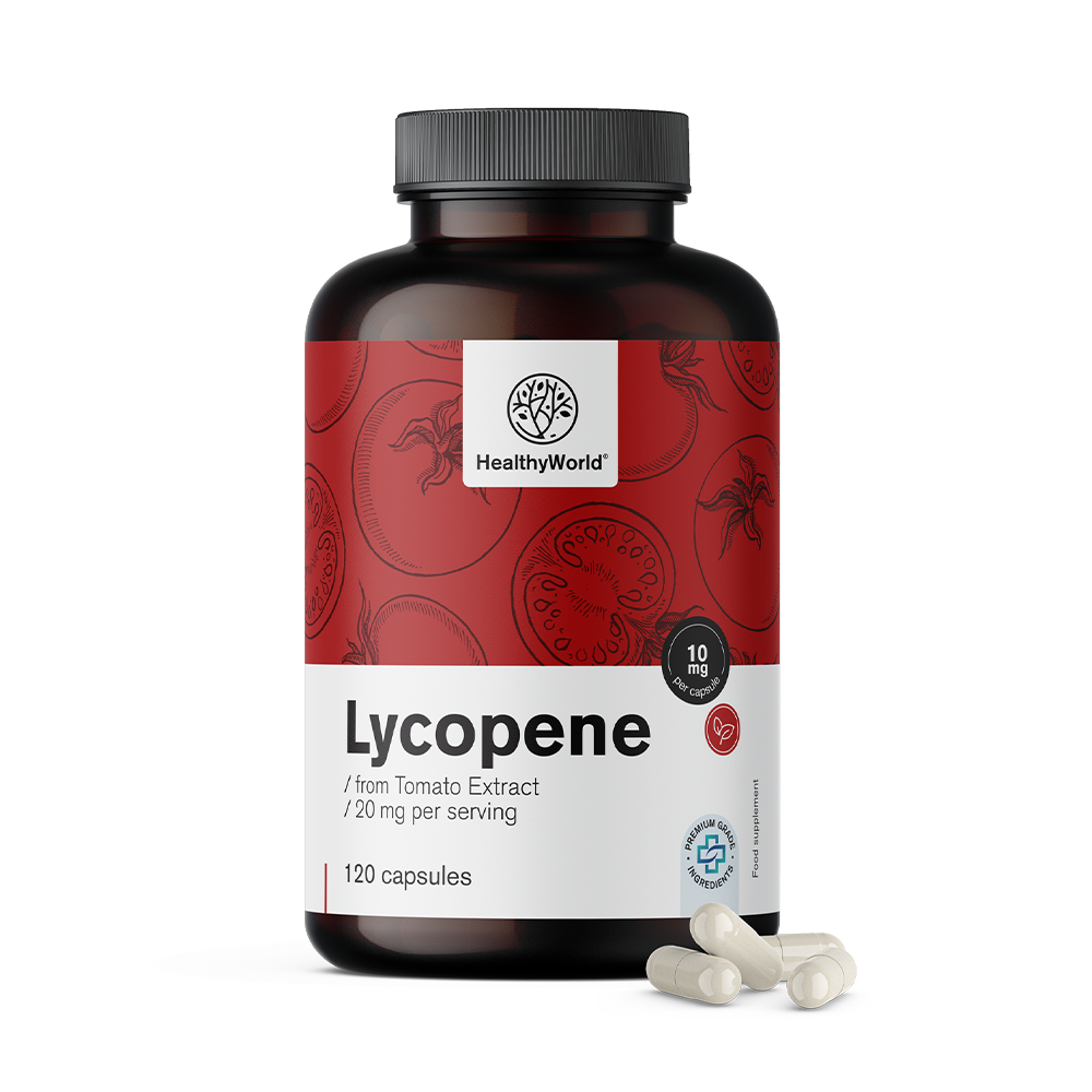 Licopeno 10 mg – do extrato de tomate