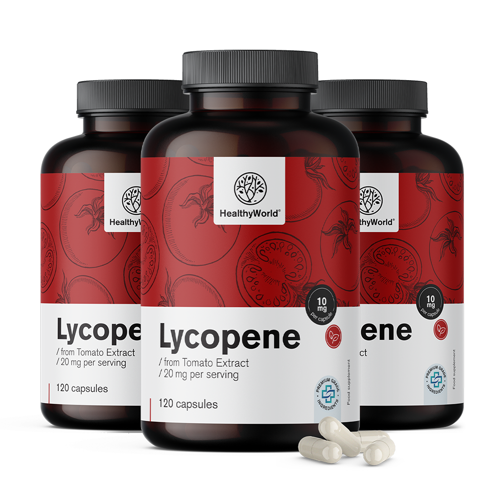 Licopeno 10 mg – do extrato de tomate