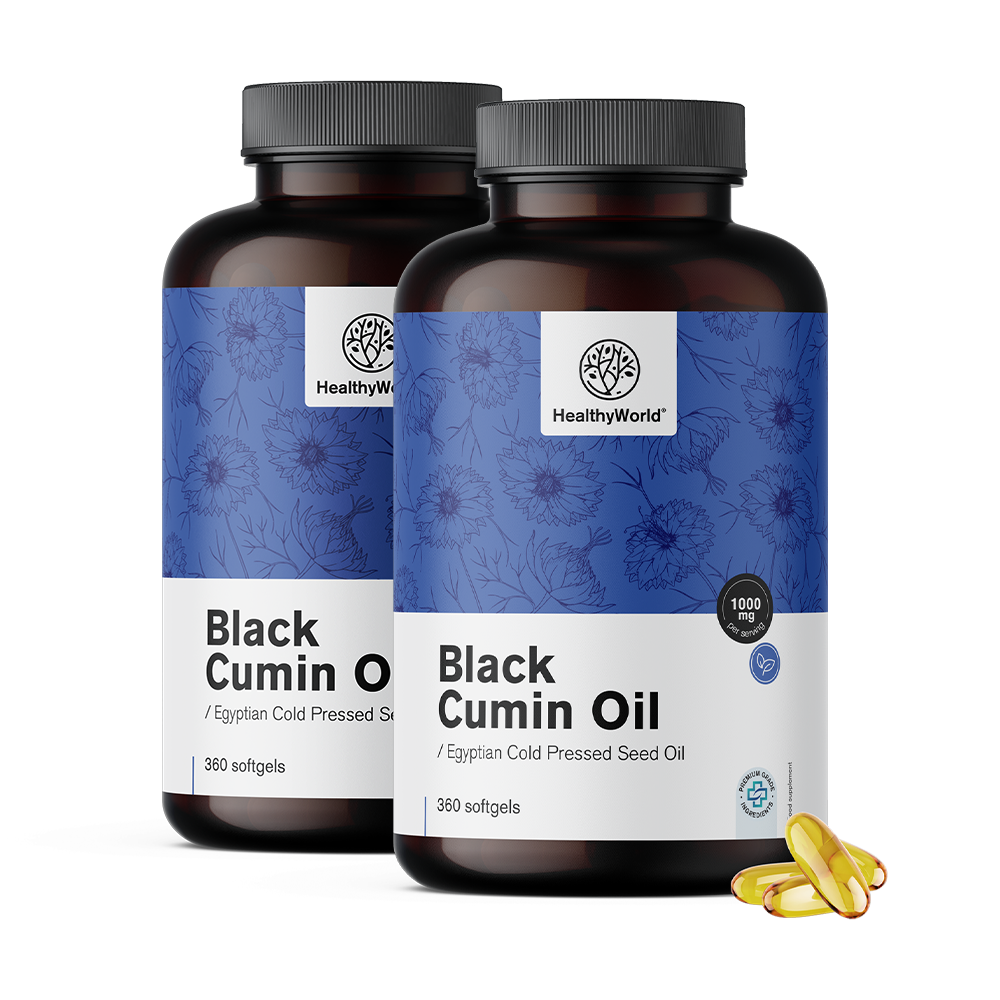 Óleo de cominho preto 1000 mg
