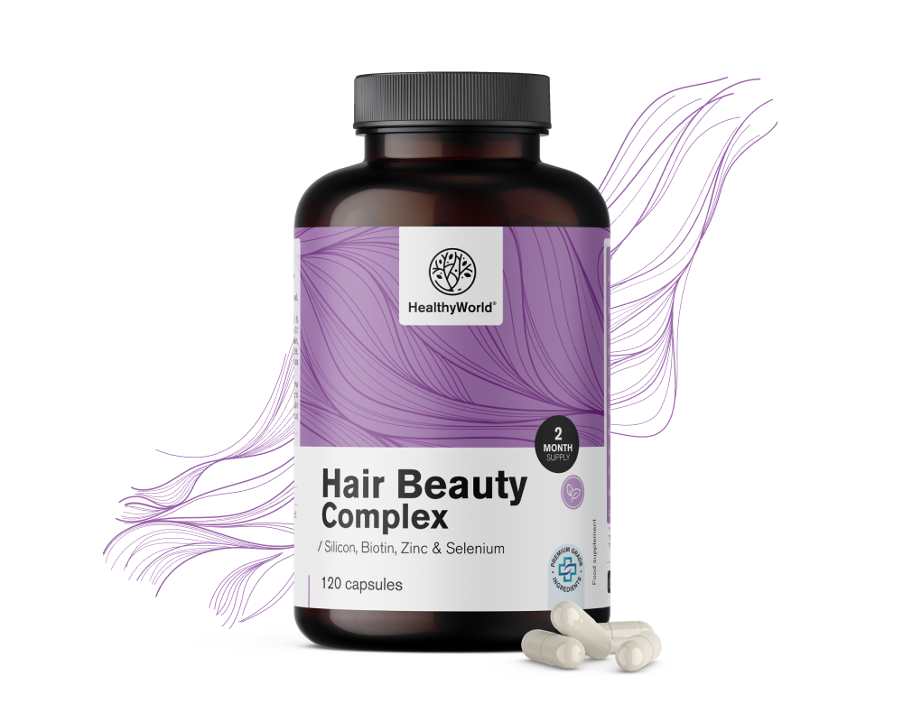 Hair beauty complex – Vitaminas e minerais para os cabelos