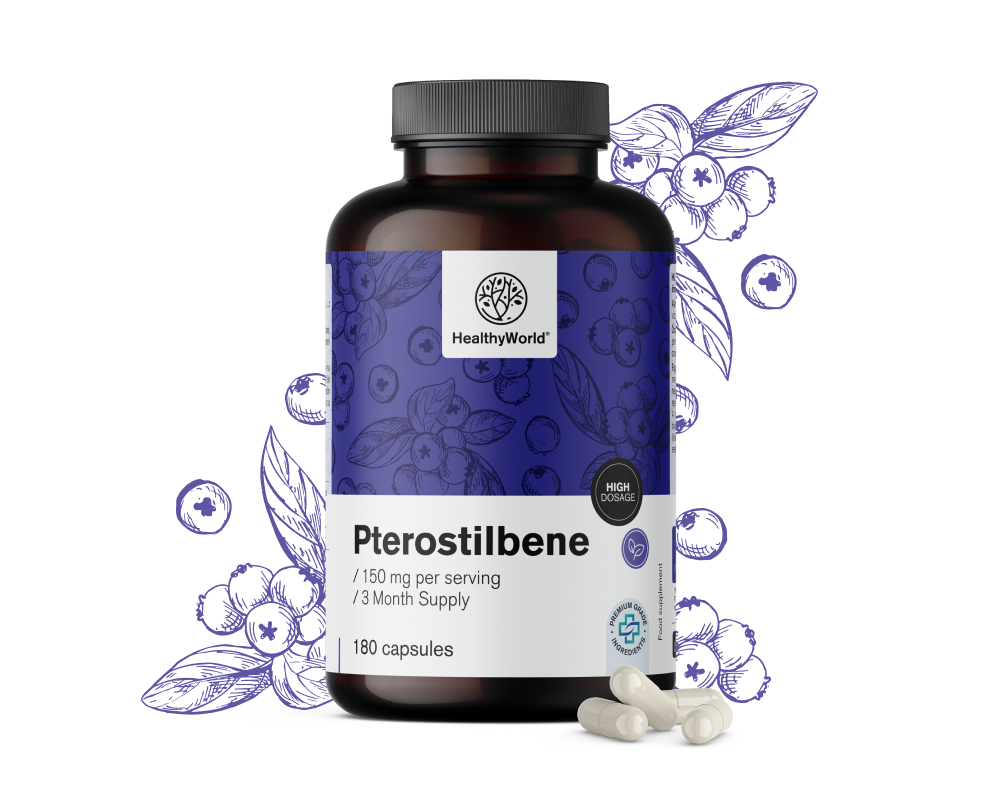 Pterostilbeno 150&nbsp;mg