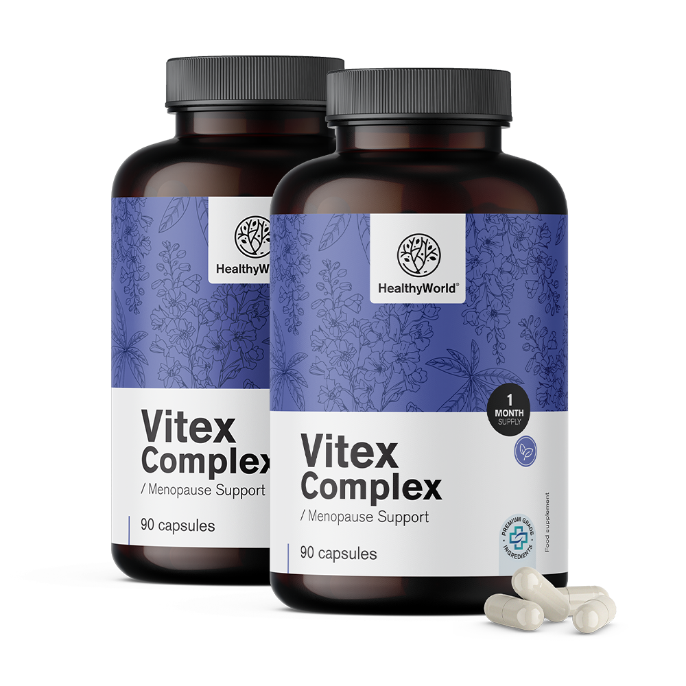 Complexo de 125 mg de cápsulas de cânhamo comum.
