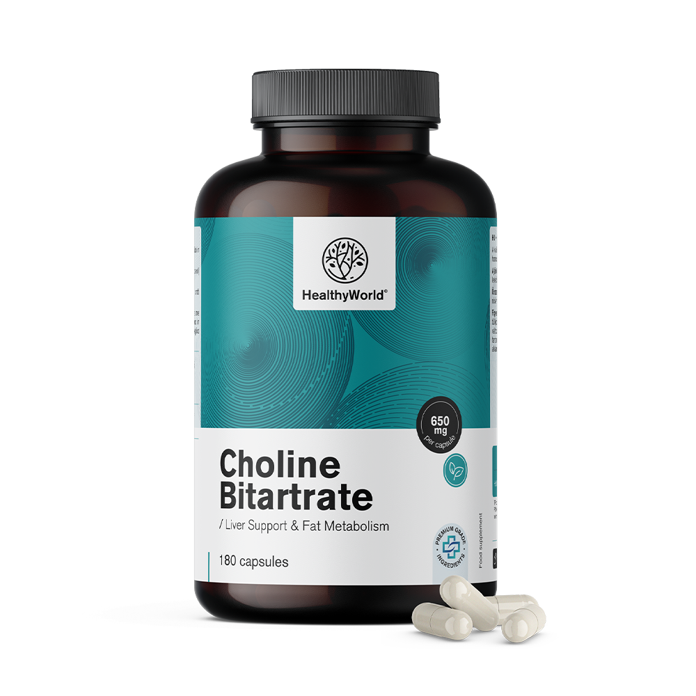 Bitartarato de colina 650 mg