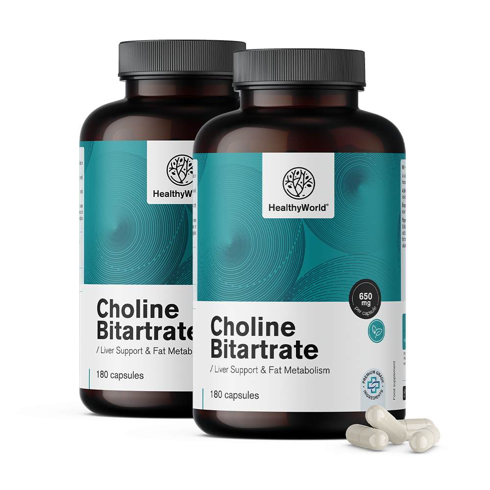 Bitartarato de colina 650 mg