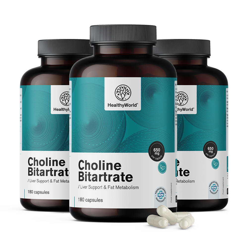 Bitartarato de colina 650 mg