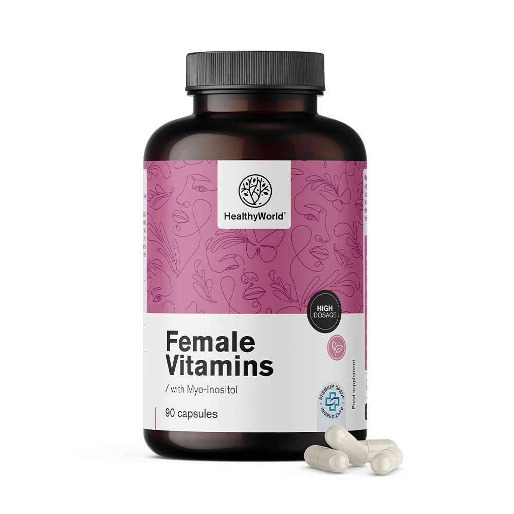 Vitaminas para mulheres com mio-inositol