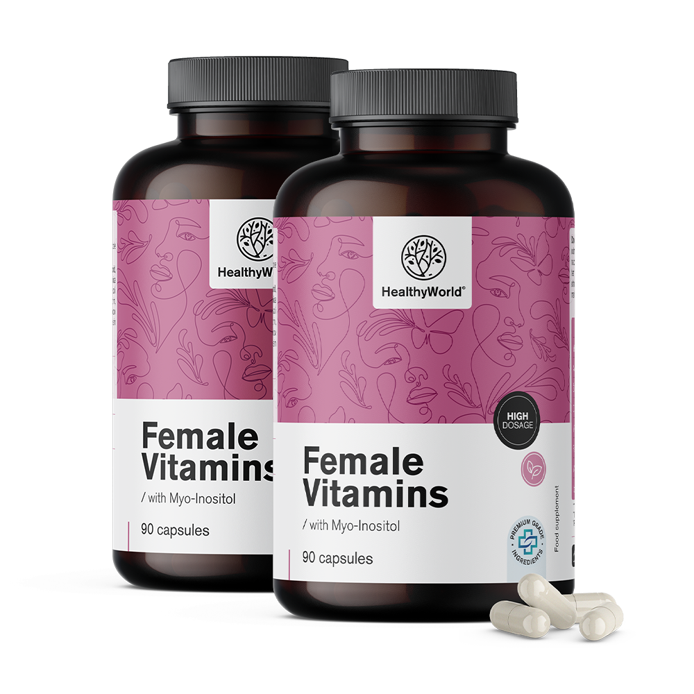 Vitaminas para mulheres com mio-inositol