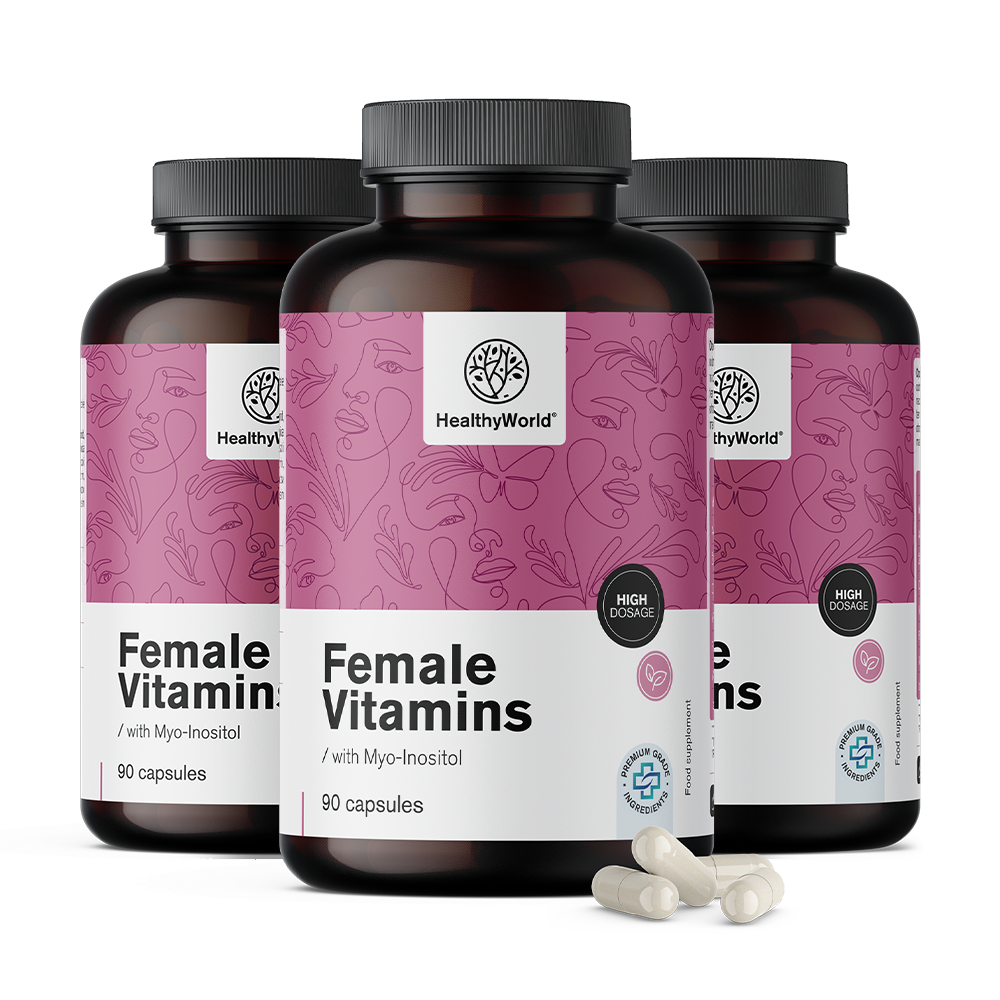 Vitaminas para mulheres com mio-inositol