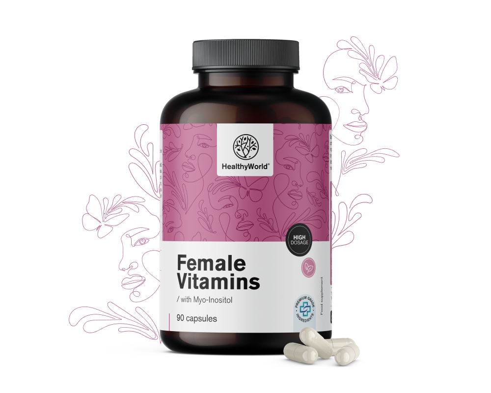 Vitaminas para mulheres com mio-inositol